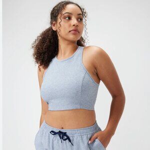 Outdoor Voices Athena Crop Top In Light Blue Lake (Size M)